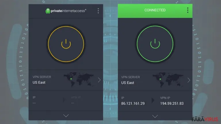 Private connections due to VPN service