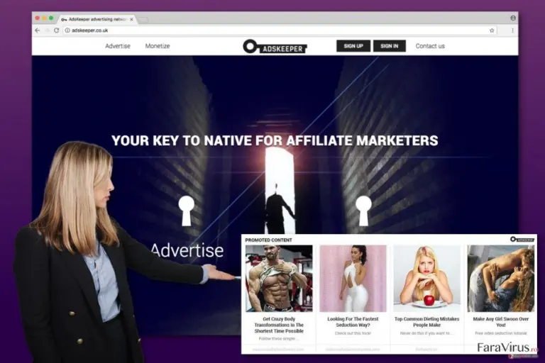 The image of AdsKeeper ads