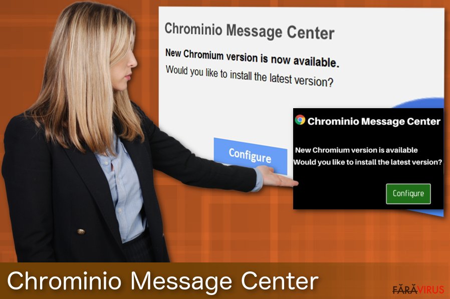 Adware-ul Chrominio Message Center