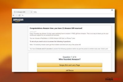 Virusul "Congratulations Amazon User"