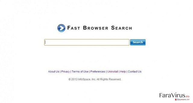 Browserul Fast Search