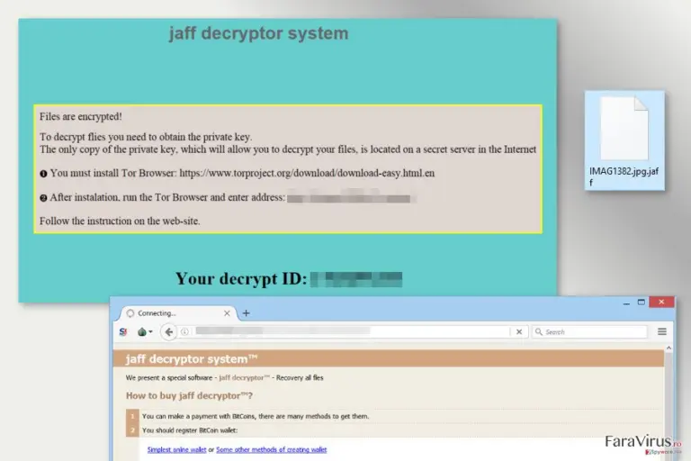The image of Jaff ransomware