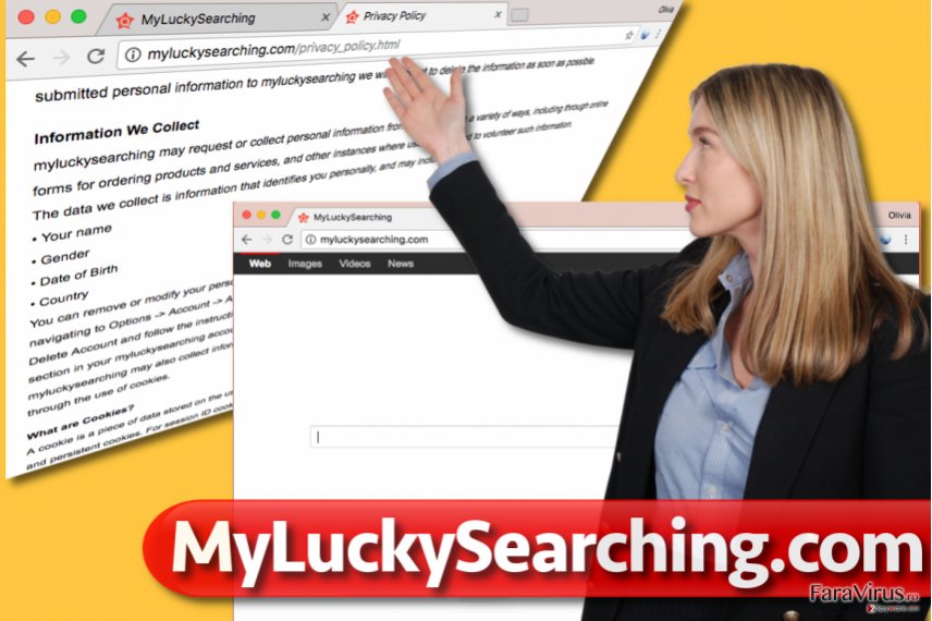 Virusul MyLuckySearching.com