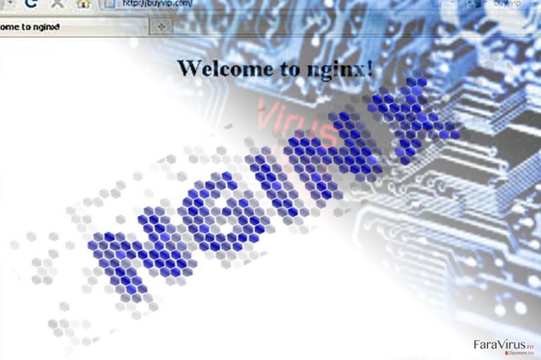 Imagine care ilustrează malware-ul Nginx