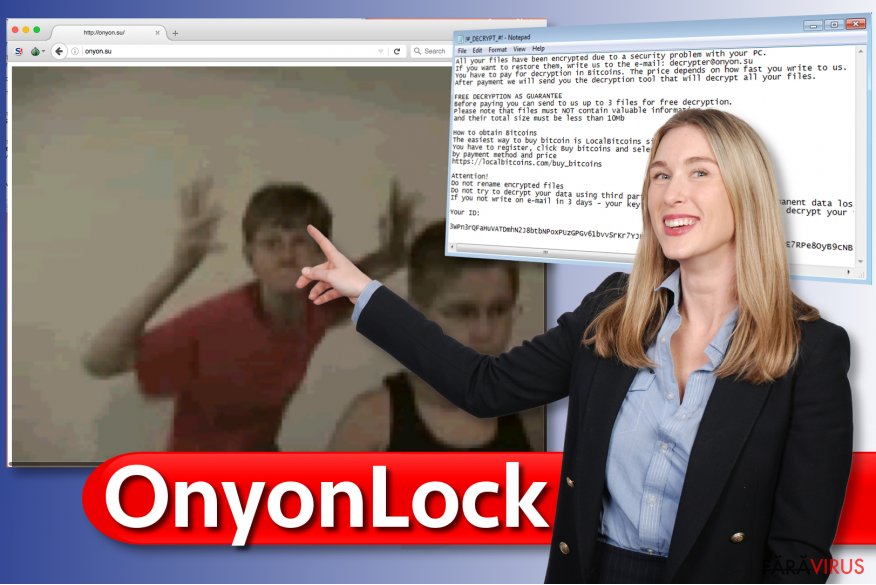 Virusul de tip ransomware OnyonLock