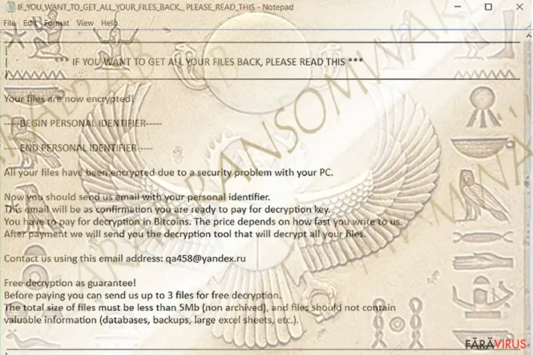 The picture illustrating Scarab malware