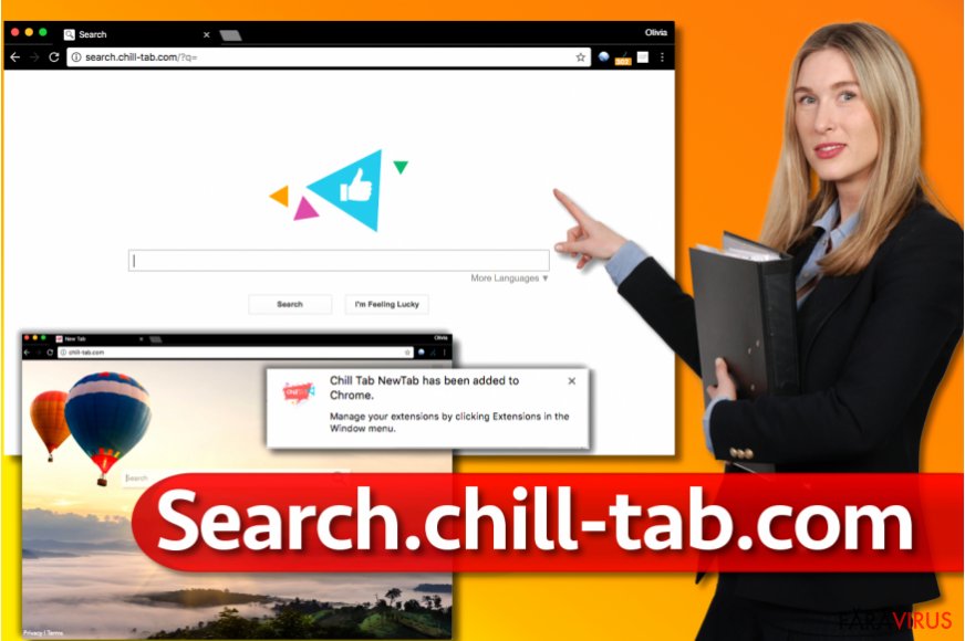 Browser hijackerul Search.chill-tab.com