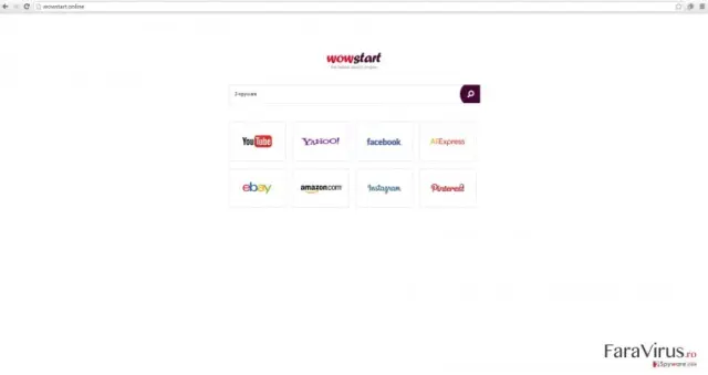 The example of Wowstart.online virus