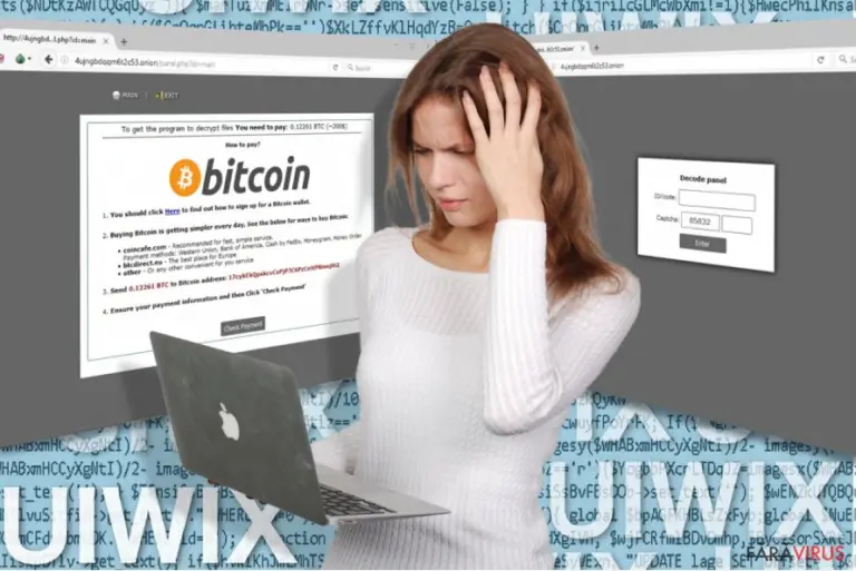 Image of the UIWIX ransomware virus