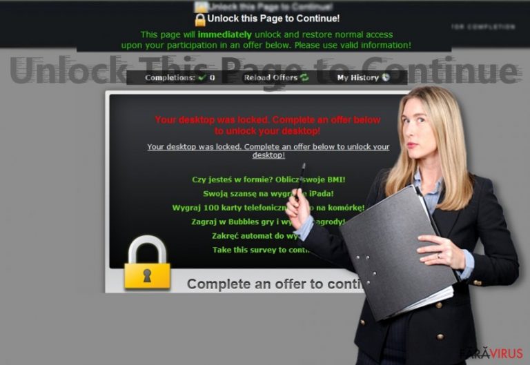 Imaginea care dezvăluie alertele de la "Unlock this Page to Continue!"